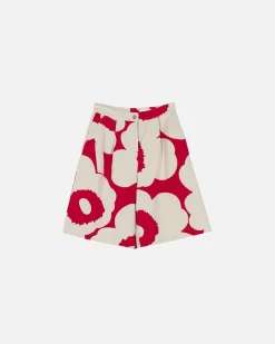 Vaatteet Marimekko Housut^Hyu00F6Ky Unikko Puuvillapellavashortsit