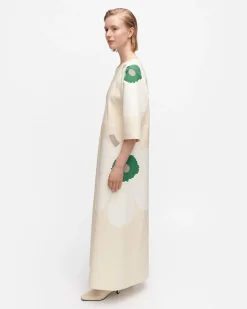 Vaatteet Marimekko Mekot^Kaiku Heijastus Unikko Puuvillapellavamekko