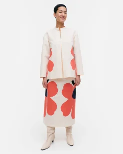 Vaatteet Marimekko Paidat Ja Tunikat^Kerran Heijastus Unikko Puuvillapellavapaita