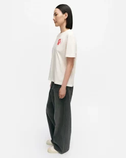 Vaatteet Marimekko Paidat Ja Tunikat^Kioski Erna Lempi Unikko Placement T-Paita