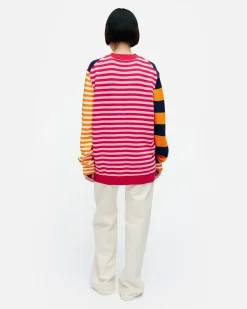 Vaatteet Marimekko Unisex^Kioski Kesu00E4Koju Maalis Patja Puuvillaneulepaita