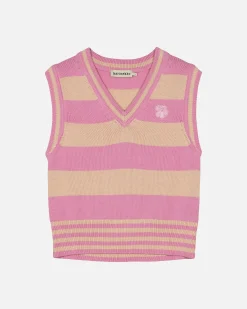 Vaatteet Marimekko Neuleet^Kioski Siete Maalis Patja Puuvillaneulepaita