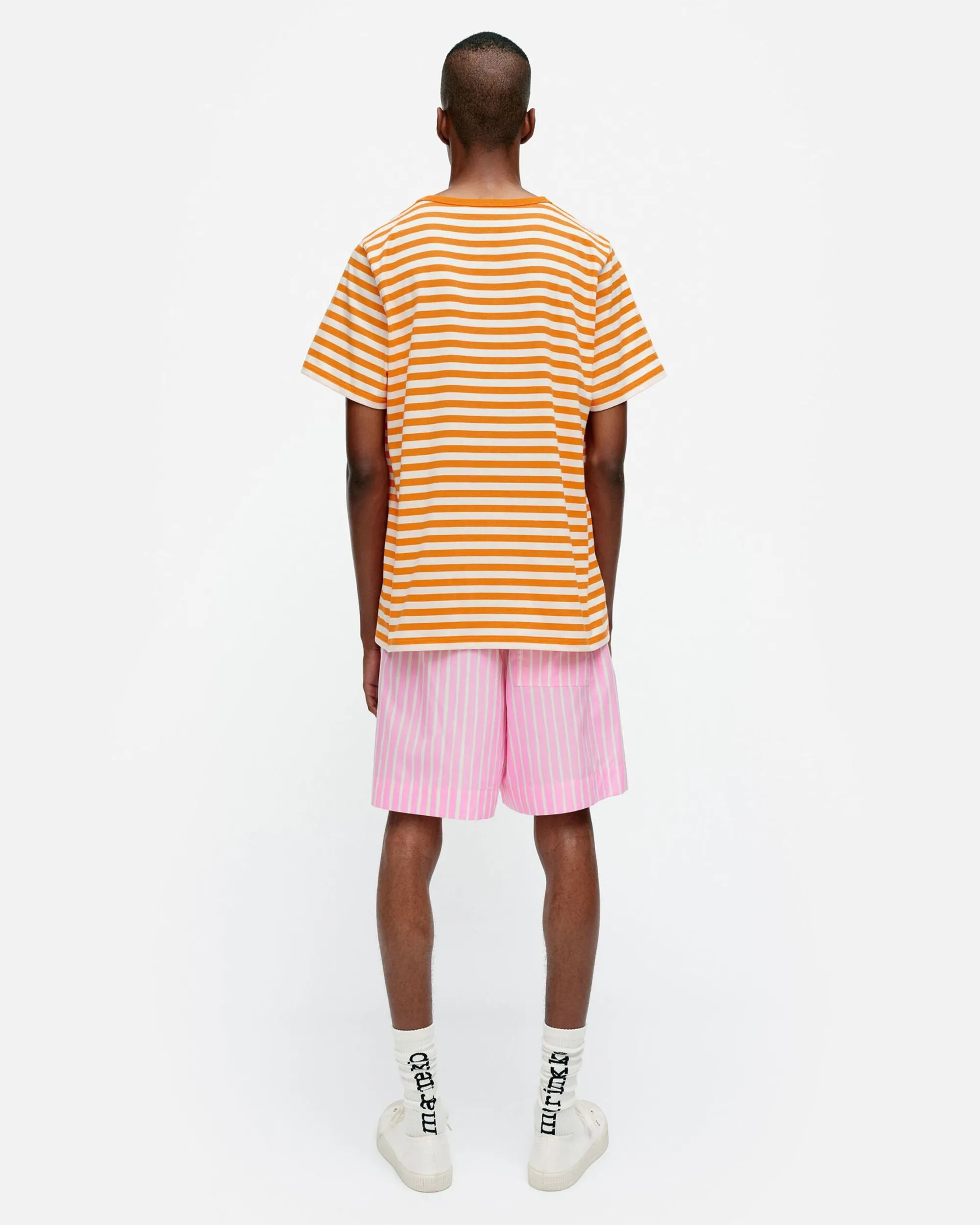 Vaatteet Marimekko Unisex^Kioski Tasaraita Men Shortsleeve T-Paita