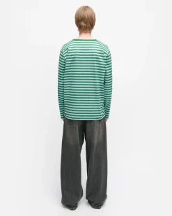 Vaatteet Marimekko Paidat Ja Tunikat^Kioski Tasaraita Menu00B4S Longsleeve Trikoopaita