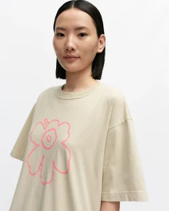 Vaatteet Marimekko Paidat Ja Tunikat^Kioski Veig Piirto Unikko Placement T-Paita