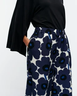 Vaatteet Marimekko Housut^Kuvio Unikko Kuprosekoitehousut