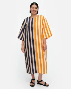 Vaatteet Marimekko Mekot^Markkinat Merirosvo Kuprosekoitemekko