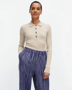 Vaatteet Marimekko Housut^Merivirta Piccolo Pellavahousut