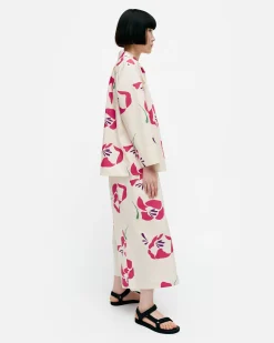 Vaatteet Marimekko Paidat Ja Tunikat^Mikea Helakka Puuvillapopliinipaita