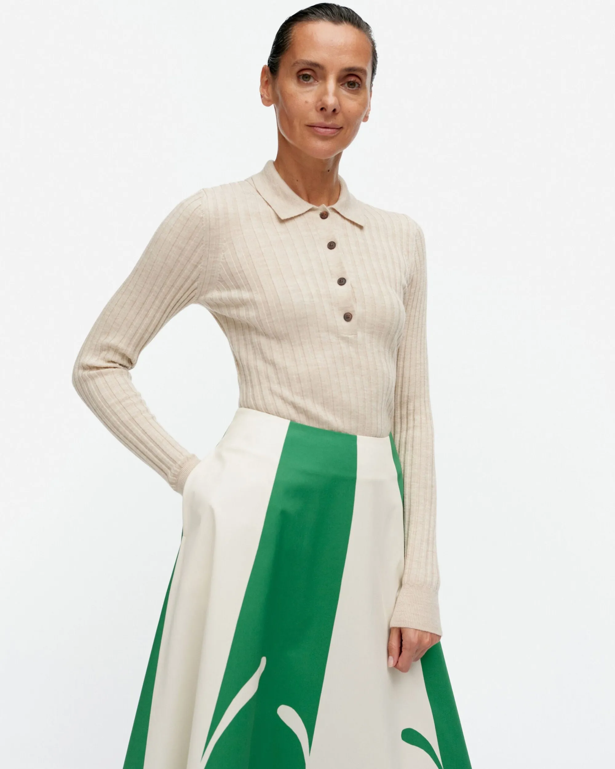 Vaatteet Marimekko Hameet^Ru00F6Nsy Nokturno Puuvillahame