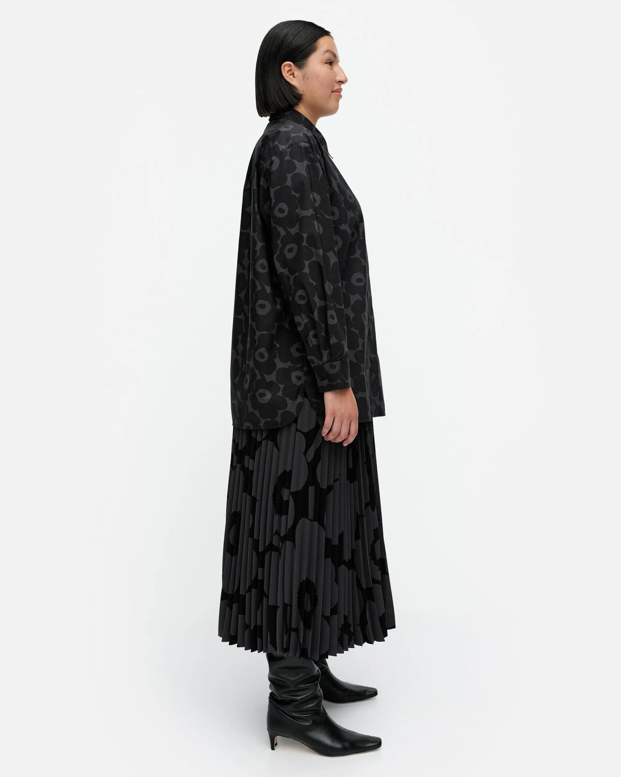 Vaatteet Marimekko Paidat Ja Tunikat^Ruoste Mini Unikko Puuvillapopliinipaita