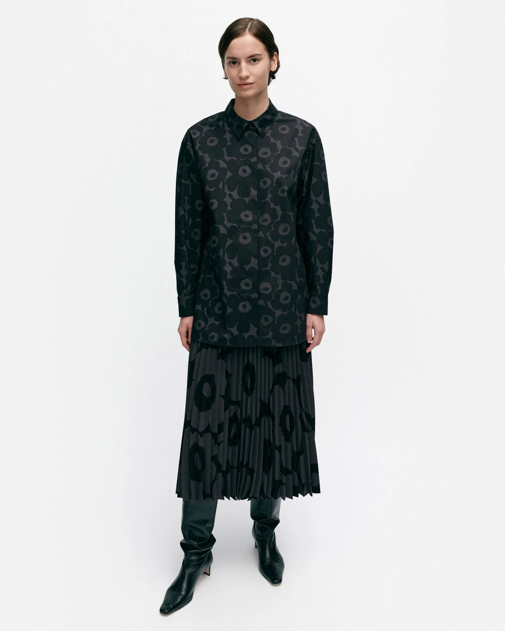 Vaatteet Marimekko Paidat Ja Tunikat^Ruoste Mini Unikko Puuvillapopliinipaita