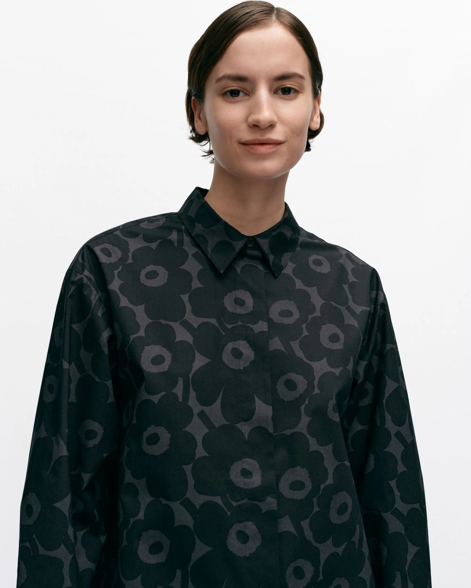 Vaatteet Marimekko Paidat Ja Tunikat^Ruoste Mini Unikko Puuvillapopliinipaita