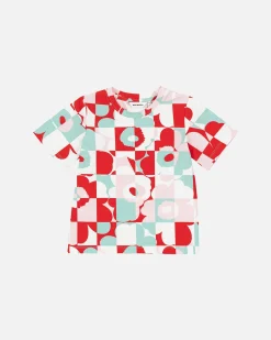 Vaatteet Marimekko Lastenvaatteet^Soida Ruutu Unikko Ii T-Paita