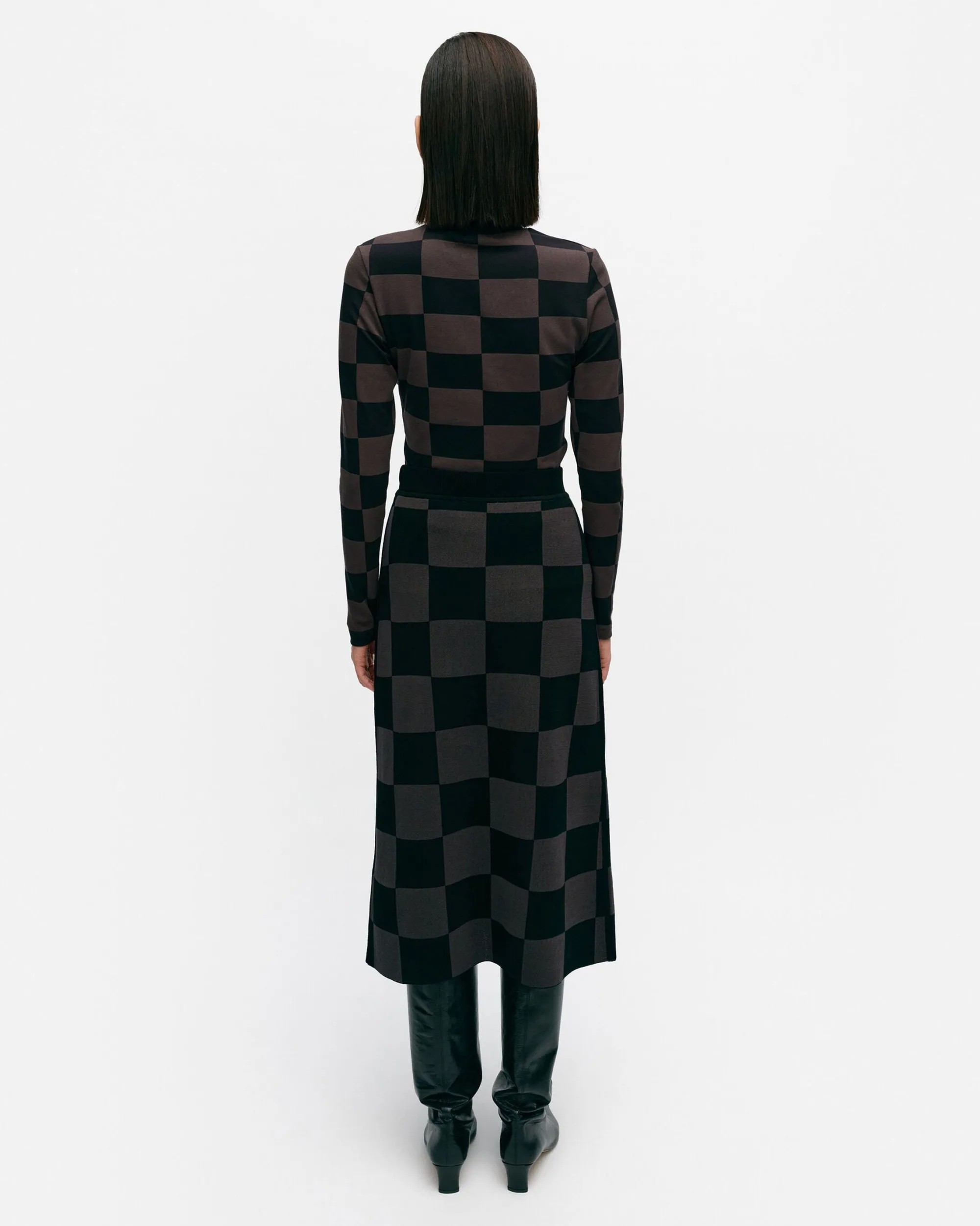 Vaatteet Marimekko Hameet^Suora Kukko Ja Kana Neulehame