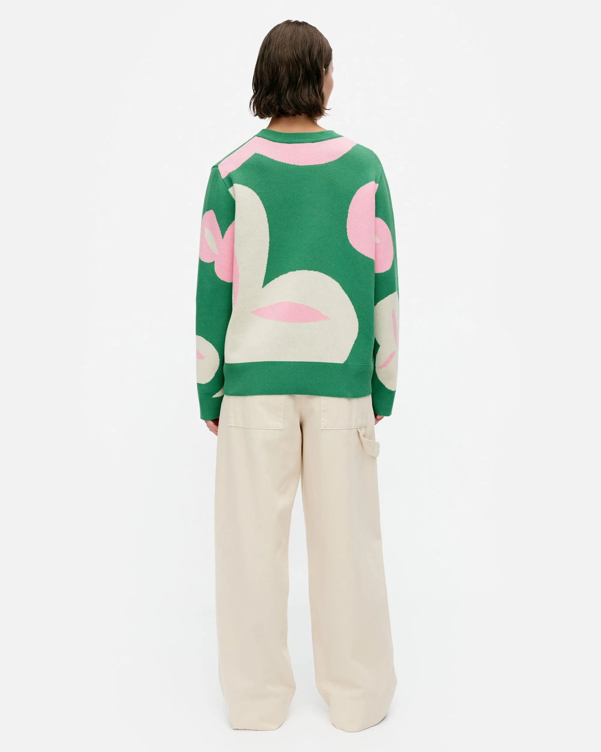 Vaatteet Marimekko Unisex^Viuhko Poiminto Puuvillaneulepusero