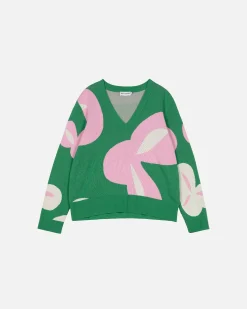 Vaatteet Marimekko Unisex^Viuhko Poiminto Puuvillaneulepusero